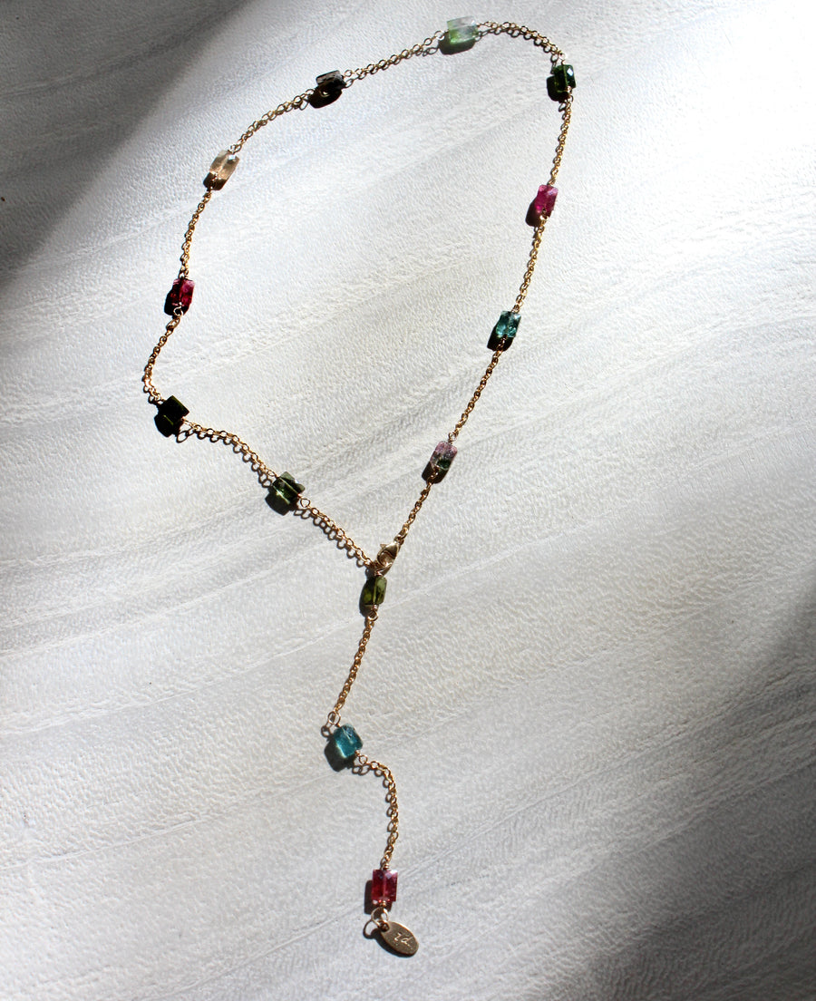 Tourmaline Convertible Station Necklace