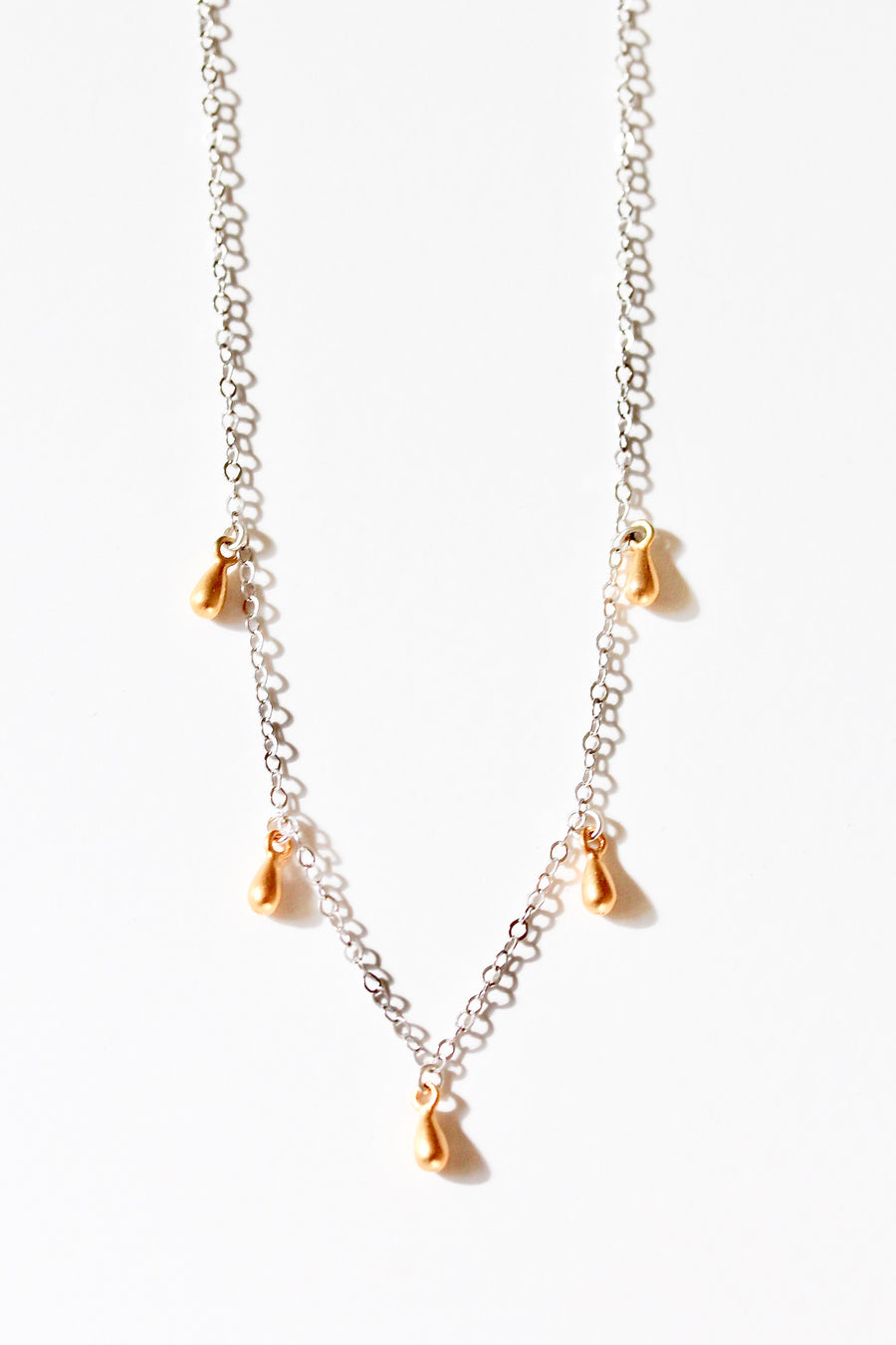 Gold Drops Layering Necklace