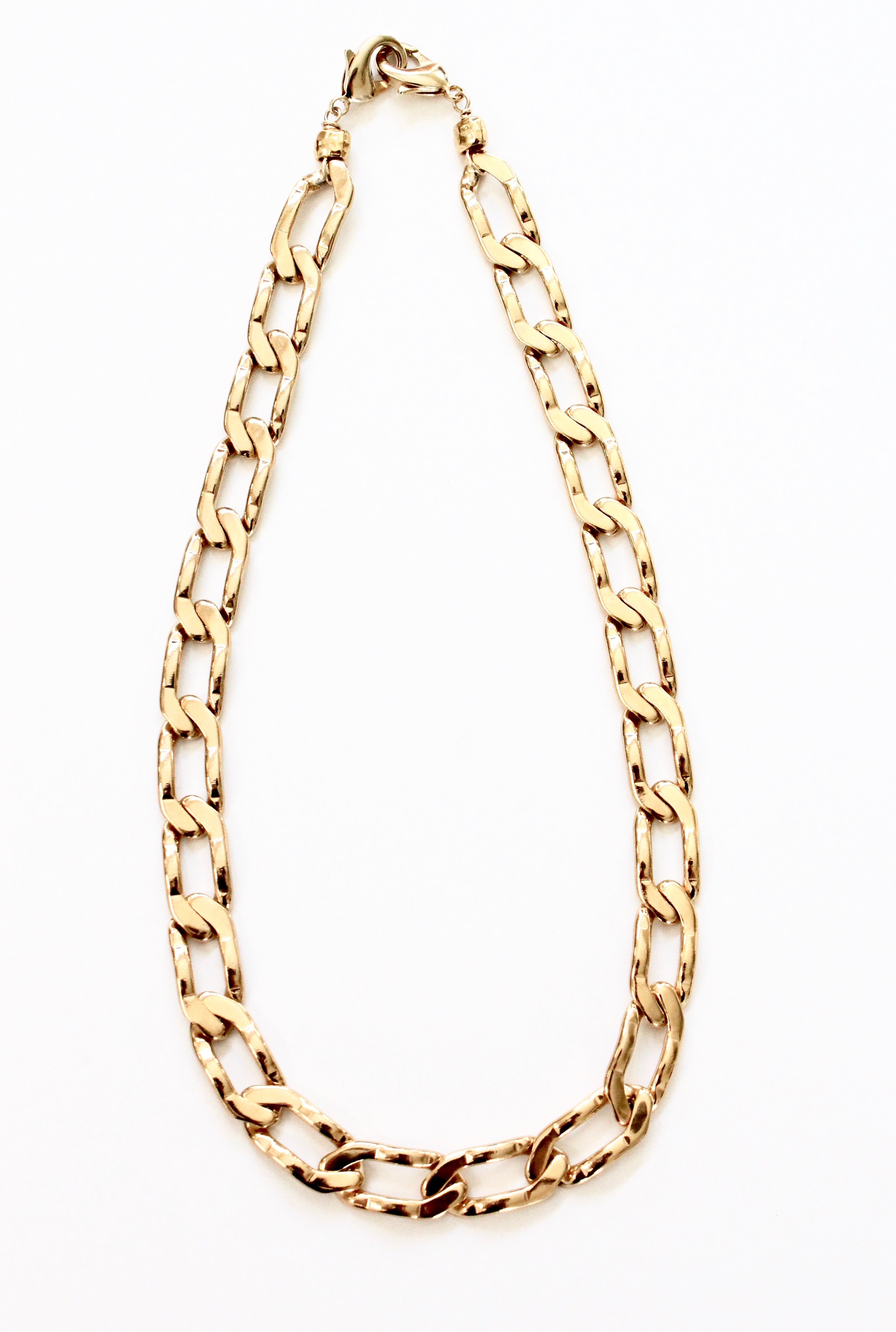 Bold Gold Flat Convertible Curb+ Bracelet – Zoé DuFour